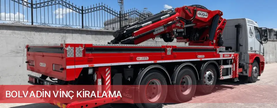 Bolvadin İlçemi Vinç Kiralama